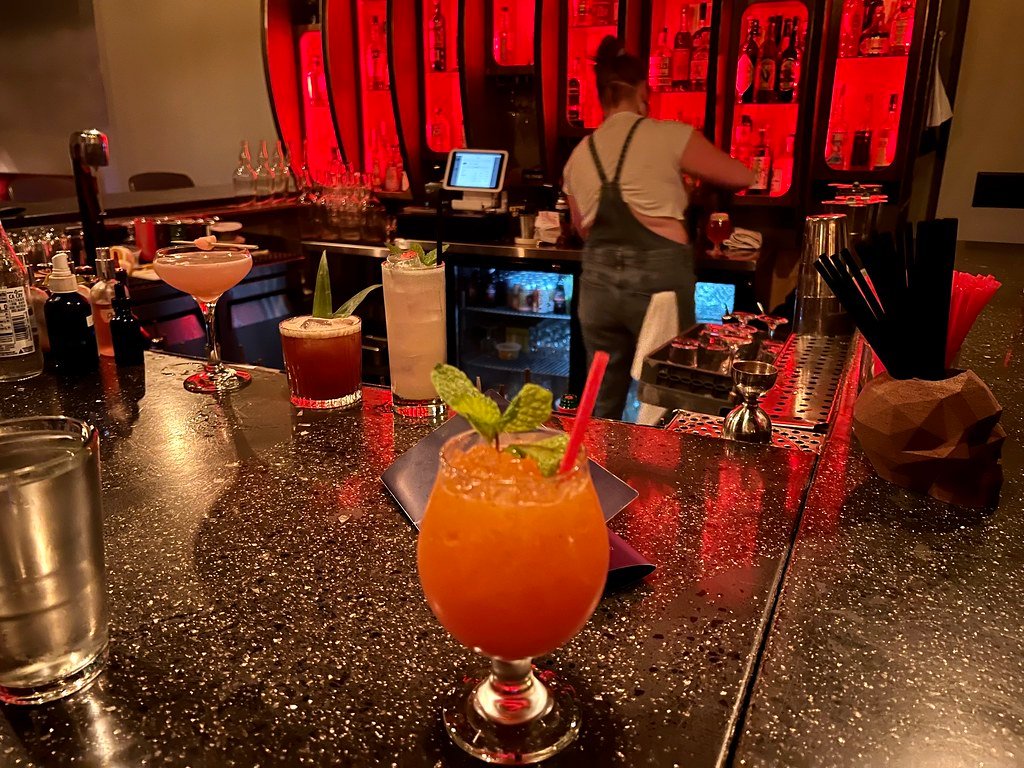 Cocktail bar service at an event